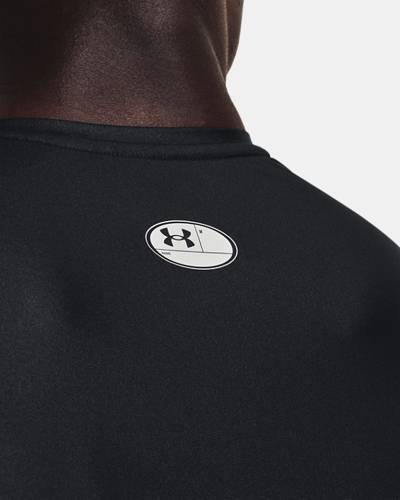 Men's UA Iso-Chill Compression Short Sleeve, Black, pdpMainDesktop image number 3